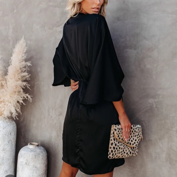 Friends & Lovers Satin Dress - Picture 2 of 4